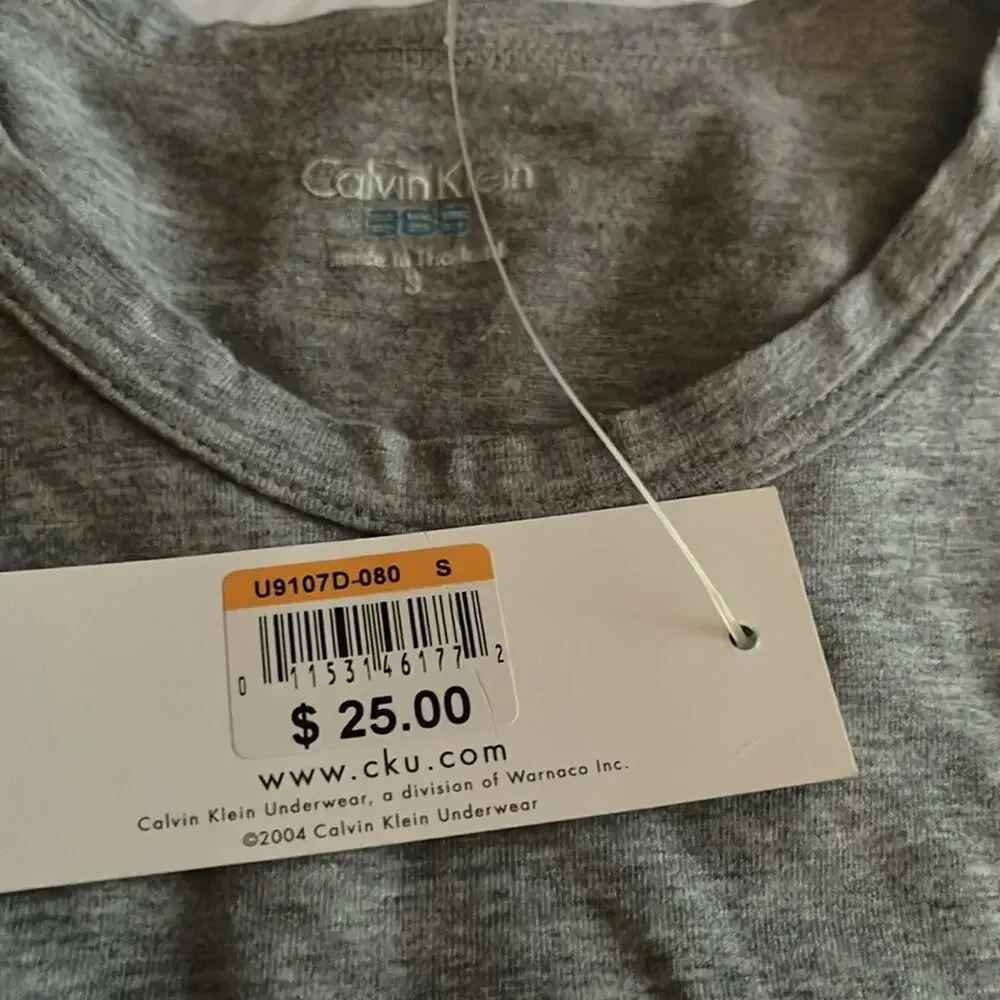 Calvin Klein Crew Necks 5 pc: 3 Black 2 Gray ALL Mens Size Small